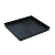 塑料方盘长方形方盘加厚元件盒物料盒零件盒工具周转箱黑色胶盘 01号150*100*50mm
