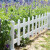 pvc草坪护栏 塑料护栏 花坛花园绿化围栏 小区护栏园林栅栏 深蓝色50cm高 木纹色每米 50CM高