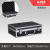定制手提密码箱铝合金箱证件收纳箱样品展示箱仪器设备防护铝箱 A005黑色(300*200*85)空箱