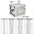 小型薄型气动型CDQ2B气缸CQ2B 20/25/32/40/50/63-10-15 D CQ2B20-25D精品