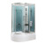 康利达整体淋浴房浴室弧扇形一体式卫生间钢化玻璃洗澡沐浴房 9007右(12085)低盆 含蒸汽