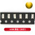 TaoTimeClub 高亮1206贴片发光二极管LED灯珠红色红光翠绿色白光橙黄绿红蓝光 1206 黄色（20只）