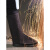 牛皮电焊护脚盖 焊工护腿 护脚 脚罩 鞋套防烫劳保 焊工防护装备 黄色牛皮(高度22cm)系带款