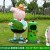 户外卡通幼儿园小区果皮雕塑垃圾桶玻璃钢不锈钢景区装饰创意分类 HY1643A-猪爸爸垃圾桶