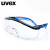 UVEX 9064-065护目镜防尘防雾透明眼镜实验室防飞溅 蓝框