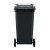 吉美吉多 特厚翻盖户外大号垃圾桶 医疗工业小区商用 分类垃圾桶 240L黑色(其他垃圾)JMJD155