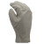 海太尔 0015帆布手套耐磨防滑劳保手套施工作业防护手套 灰色 均码