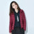 诺煦大尺码服女士短款学生韩版可爱修身轻薄款学生外套 酒红-连帽 S 65-85斤