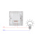 铸固 声控延时开关 二线楼道墙角光控感应开关面板 白色103-M70-3（三线节能）