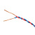 起帆(QIFAN)电线电缆 RVS2*2.5平方双绞线 国标电源花线 铜芯软线 红黑 100米