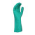 代尔塔 201802 高性能丁腈防化手套 舒适型耐油耐磨耐酸碱 绿色 9码 1副