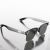 定制电焊专用防光防电弧玻璃镜片防打眼飞溅防护眼镜焊护眼护目镜 G15透明镜片镀膜略黄 单幅眼镜