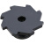 SMP三面刃铣刀盘套式数控三面刃可转位铣T型槽刀盘MPHT06 08 12 浅灰色