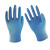 赛立特 DN6115一次性丁腈手套耐油光面无粉工厂实验室餐饮防护手套蓝色7码 100只装