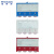稳斯坦 WST054 磁性标签卡 标识牌 货架仓库管理卡 带齿轮物料卡 仓位计数卡 (白四轮特强磁6.5*10)