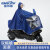 金诗洛 K6000 单人双帽檐可拆连体雨衣 摩托车电动车反光防护雨披 宝蓝色4XL