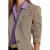 拉夫劳伦（Ralph Lauren） 618女士棉/亚麻斜纹布西装外套 Brown Multi 4