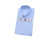 中神盾 DV-110 女式短袖衬衫修身韩版职业商务免烫衬衣 蓝色斜纹 160-165/L (100-499件价格)