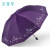 天堂伞十骨大号遮阳防晒防紫外线晴雨两用伞太阳伞 紫色