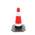 橡胶路锥反光锥雪糕桶 道路施工路锥 安全路障锥警示柱圆锥筒交通设施橡胶圆锥 红色 1