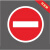 道闸杆反光标牌安全警示牌标志停车场指示牌出入口标识牌 一车一杆 30x30cm