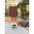 艾摩贝贝童裙女童斜纹棉布半身包臀裙子儿童韩版洋气口袋工装短裙 藏青色 110cm