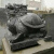 龙龟石雕喷水龟龙头龟摆件金钱龟鱼池水景装饰青石龟母子龟 长150厘米