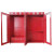 万尊 消防柜带门2.4米*2米工地展示柜+消防器材套餐客户定制
