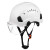 HKNA白色护目安全帽工地男领导建筑工程国标施工加厚冬季透气攀岩头盔 红色SF06标准款