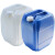 塑料桶化工堆码桶5/10/25/30/50L升废液酒精消毒水包装密封加厚桶 25L对角桶(半透明)