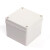 125*125*100防水接线盒IP67塑料壳电气密封盒户外电器箱壳AG-1212