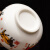 瓷牌茗茶具（cipaiming teaset） 羊脂玉主人杯五福牛功夫茶杯个人专用百家姓logo定制 羊脂玉《金刚经》罗汉杯