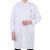 化学实验室防护服初中大学生化学考试实验服袍三件套手套装 O80-L-白色条纹 S