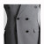 Walker Shop西服套装男纯色韩版修身双排扣商务正装休闲宴会新郎结婚礼服 浅灰（上衣+裤子） 52/XL