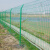 丰昂 铁丝网片围墙网硬塑双边丝护栏网高速公路隔离网圈地围栏防护网 软塑丝粗5.5毫米1.8米*3米一网一柱