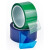 固定保护耐高温电解保护耐高温绿色锂电池终止胶带和绝缘固定芯终 蓝色 25mm宽*100米长
