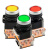 德力西自复位按钮开关绿启动24V220V380V红电源开关三相开关按钮 普通自复位 不带灯（1开1闭） 绿色