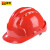 百舸 ABS高强度安全帽工地工程建筑施工防砸透气劳保头盔安全帽领导监理 三筋透气红色