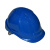 代尔塔 ABS M型安全帽国际版102106 建筑施工工人使用 1顶 蓝色 