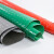 赫思迪格 防滑垫 PVC防水地垫 塑胶地毯 防水防油垫 普厚1.3mm绿色人字纹宽1.5*15米 JG-1820