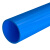 白色PVC管灰色给水管UPVC硬管管件20 25 32 50mm塑料鱼缸上下水管 蓝色0.5米 20x2mm