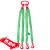 MDUG起重柔性吊带吊绳2腿3叉4腿吊装带扁平吊带组合索具带钩3/6吨10吨 2吨 1米-1腿