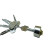 筑华工品 老式自动锁锁芯通用型 带钥匙 单位：套 高度28mm