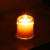 严品安防 应急防灾蜡烛 黑色1个 户外野营蜡烛 停电断电阻风蜡烛 LZ-001