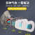 6200防毒面具 防甲醛活性炭口罩 防工业粉尘/苯/醚/醇类有机气体 喷漆印刷 防异味防臭防毒面罩 3号梯形过滤盒1对