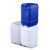 工业级实验室废液桶化工桶方型桶堆码桶20升KG加厚方形堆码桶耐酸碱白色蓝色半透明色 25L-半透明-A款