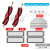 扫地机器人配件T7/T7PRO滤网滚主刷边刷尘盒水箱抹布支架 豪华一年套装