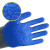 帮手仕 挂胶手套劳保工业耐磨劳动透气浸胶涂皱纹掌防滑胶皮工作 K168（12双）