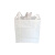 适用袋吨袋1吨太空袋集装袋2吨加厚白色预压污泥吨包固废开口 上扎口布/下平底 100*100*100cm  1·5