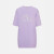 EVISU KURO  女士家花刺绣长款短袖T恤 2ESGNW1TU614OS 淺紫色 XS